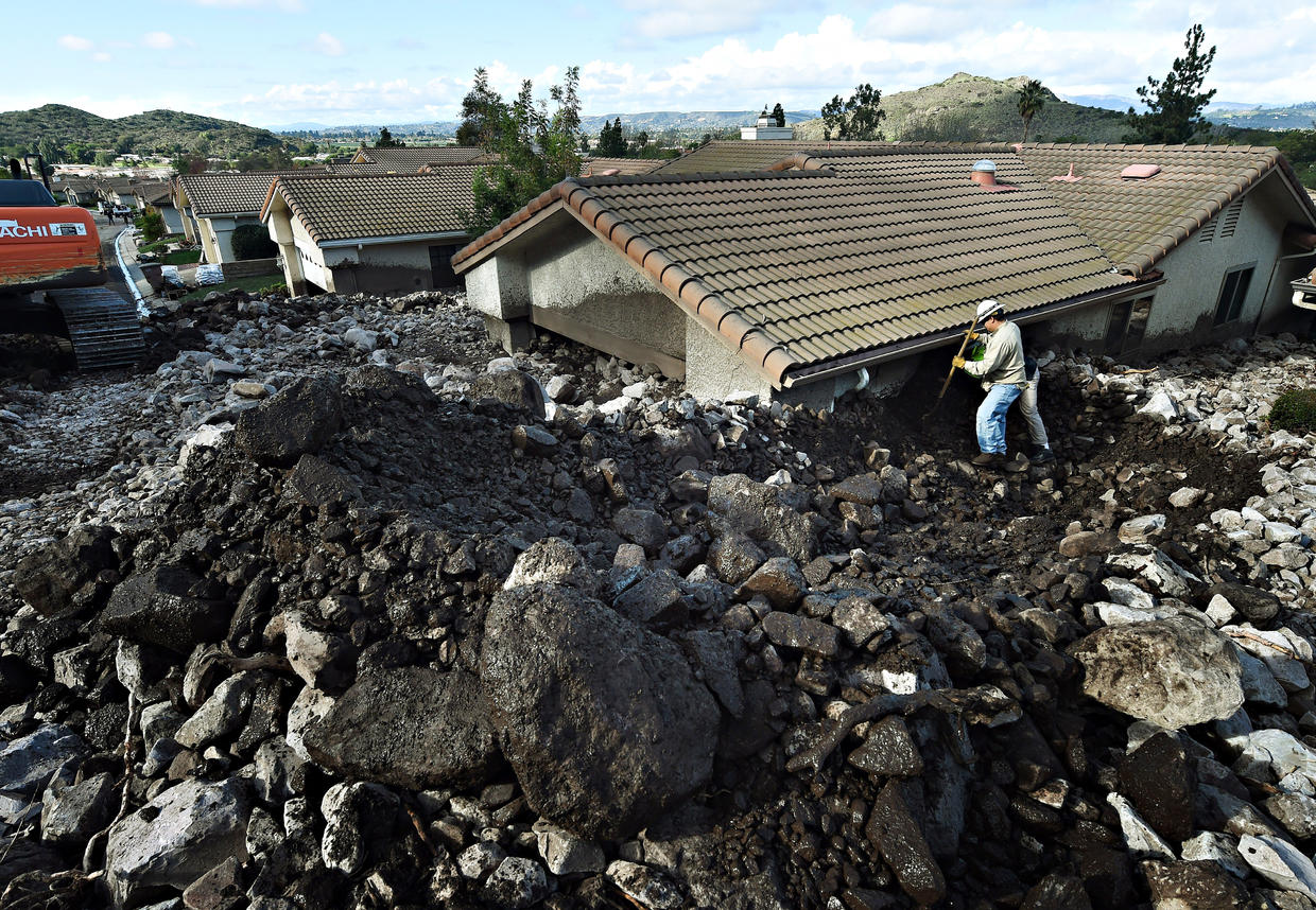 Storm slams California CBS News