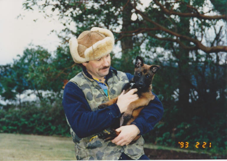 Mark Stover and Dingo