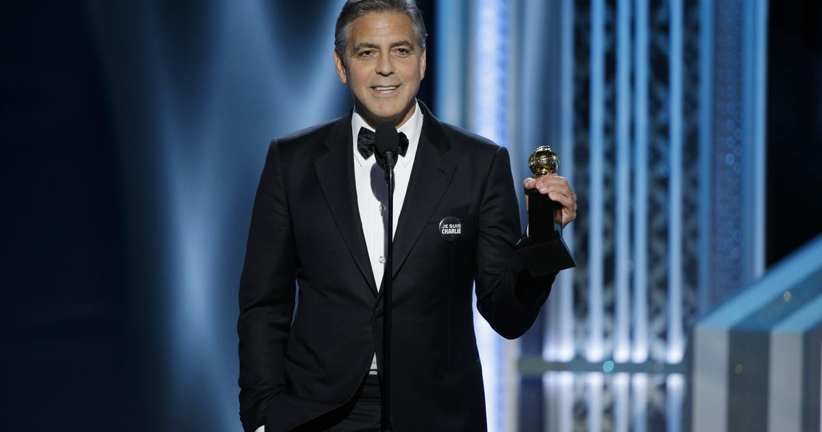 Clooney accepts lifetime achievement award at Golden Globes