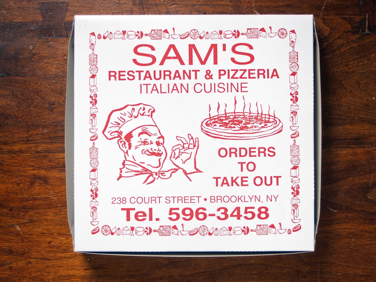 Pizza box art CBS News