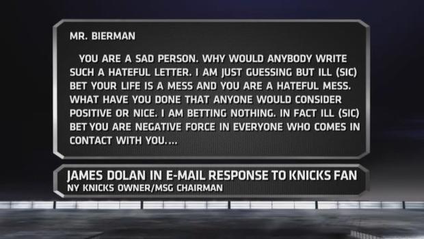 Dolan letter to fan 