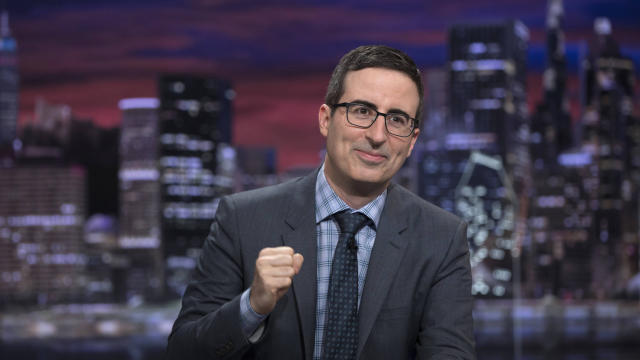 John Oliver Says Trump Presidency Is Not Normal Cbs News