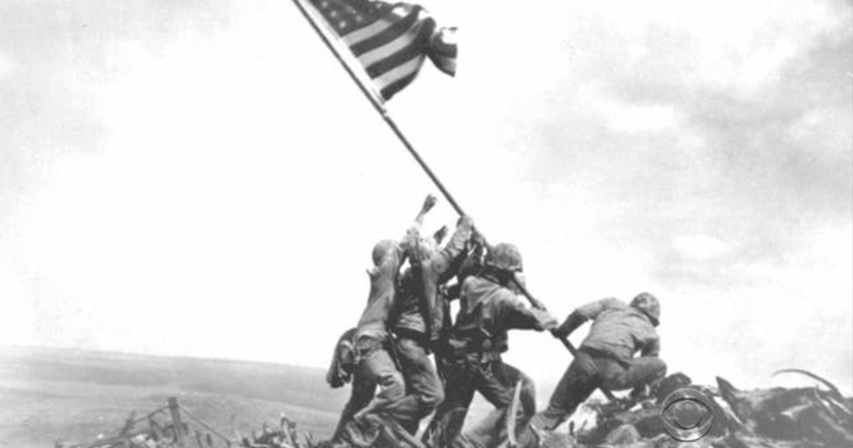 Colorized U.S WORLD WAR II Raising the Flag on IWO JIMA $2 Bill WWII