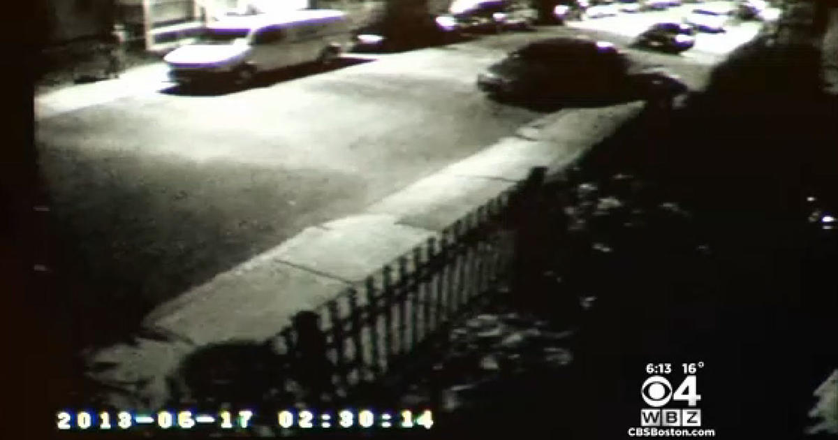 Prosecutors showed grainy video from the night Odin Lloyd was killed of him...
