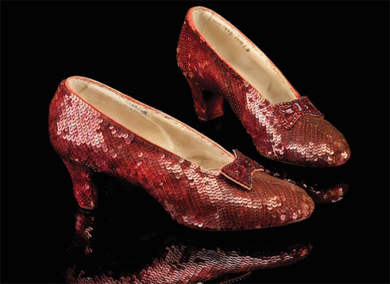 Ruby Slippers Found Wizard Of Oz Prop Stolen From The Judy Garland