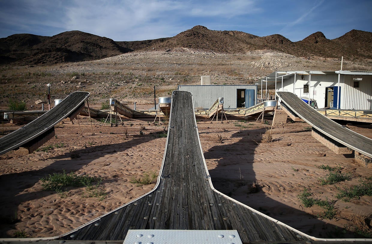 "The shrinking lake" Lake Mead at historic lows CBS News