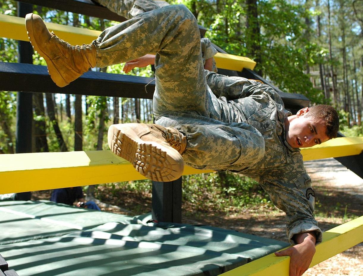 Rope crawl 35 feet up What it takes to be an Army Ranger CBS News