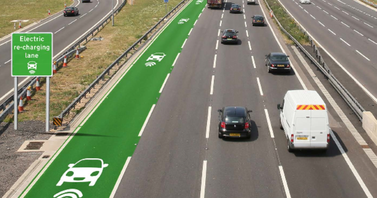 England will test electric car charging lanes CBS News