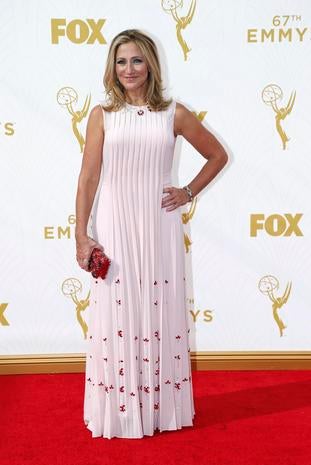andy samberg and joanna newsom - emmy awards 2015 red carpet