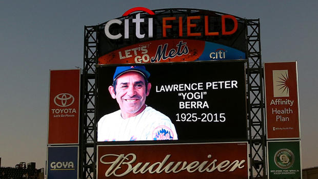 Yogi Berra Honored By Mets 