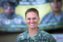 Third female Army Ranger on graduating: 