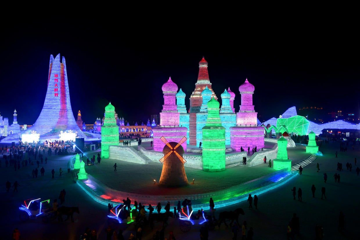 China's spectacular ice and snow sculpture festival in Harbin CBS News