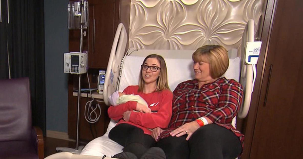 Texas Grandmother Acts As Surrogate For Her Daughter Videos Cbs News 