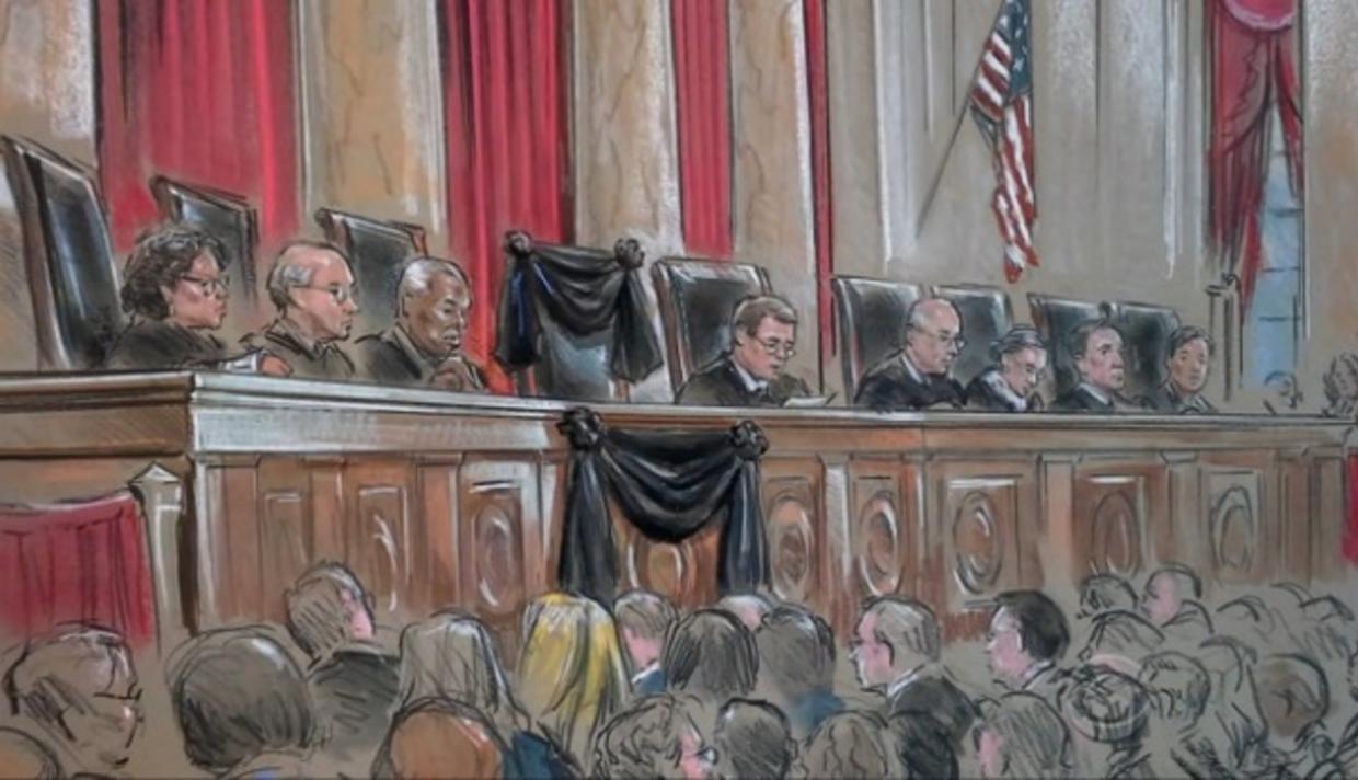 Supreme Court back in session without Scalia - CBS News