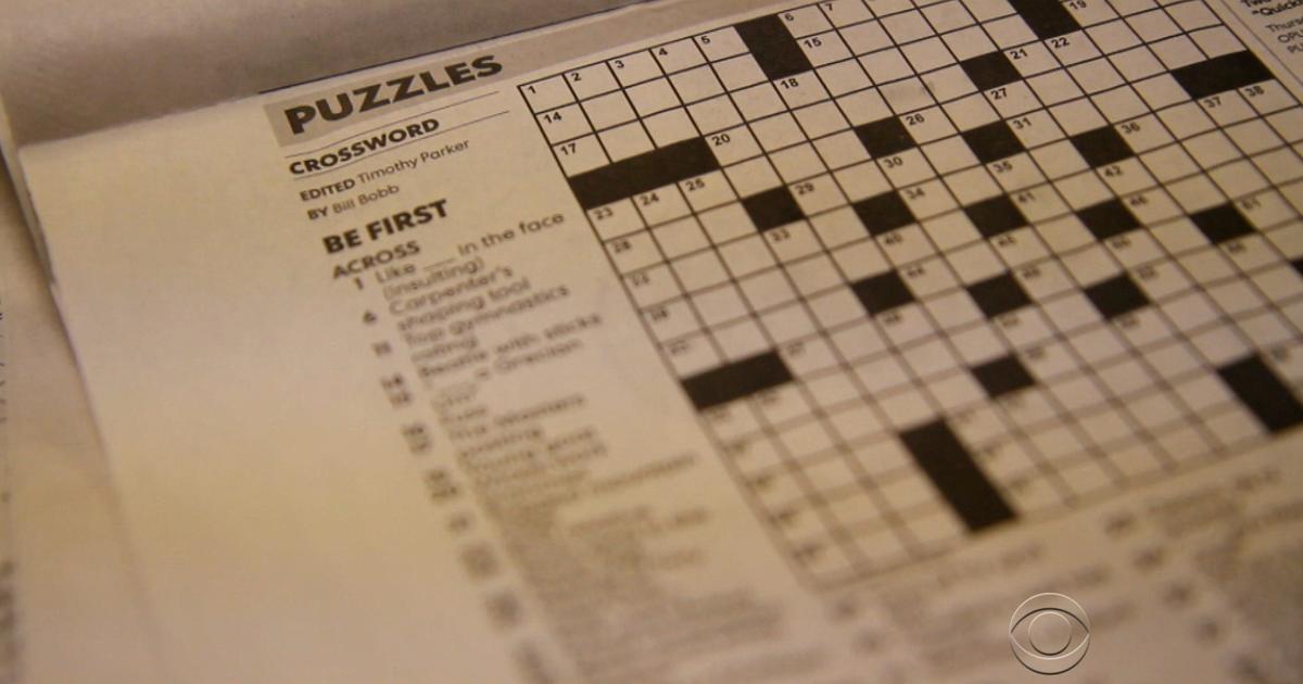 crossword puzzle do clues reveal plagiarism cbs news