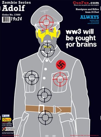 Zombies, Nazis and Jar Jar Binks Novelty shooting range targets