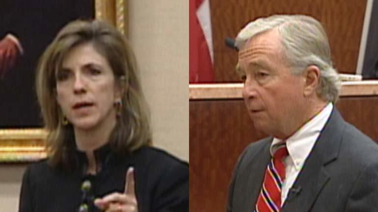 Attorneys Kelly Siegler and Dick DeGuerin