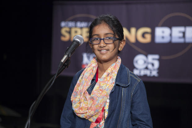 31 - Nidhi Vadlamudi, Don Callejon School - 2016 CBS Bay Area Spelling Bee 