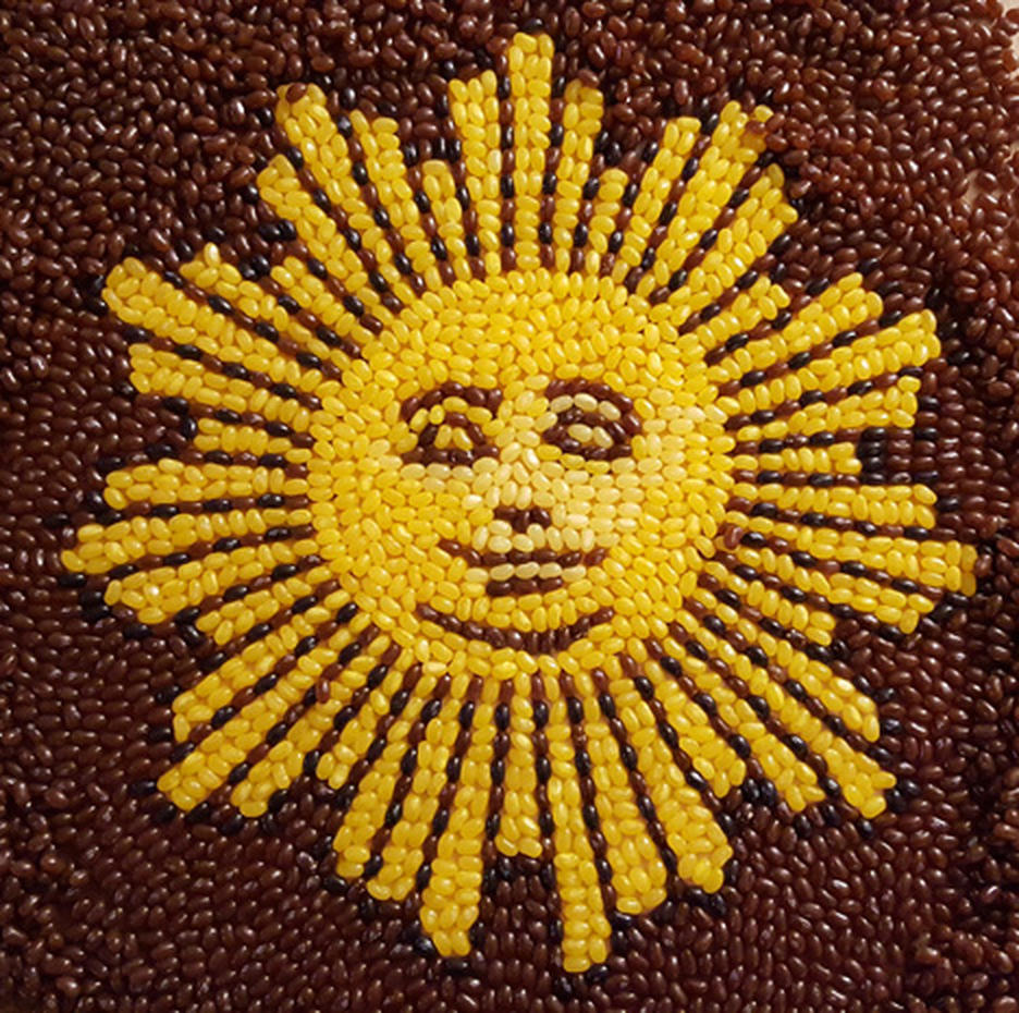 Мозаика солнце