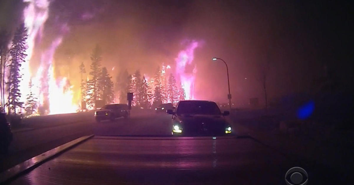 Wildfire drives massive evacuation in Alberta, Canada CBS News