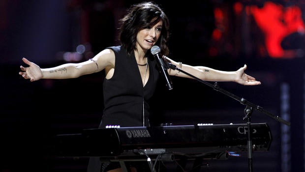 Macy's iHeartRadio Rising Star singer Christina Grimmie performs during the 2015 iHeartRadio Music Festival at the MGM Grand Garden Arena in Las Vegas, Nevada, on Sept. 18, 2015.