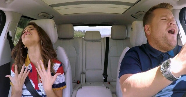 Watch Selena Gomez rocks Carpool Karaoke CBS News
