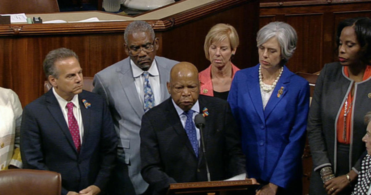 Rep. John Lewis leads House sit-in - CBS News