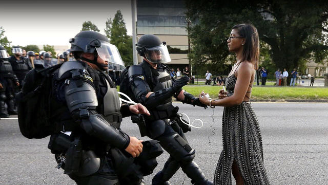Ieshia Evans Woman In Iconic Baton Rouge Police Protest Photo