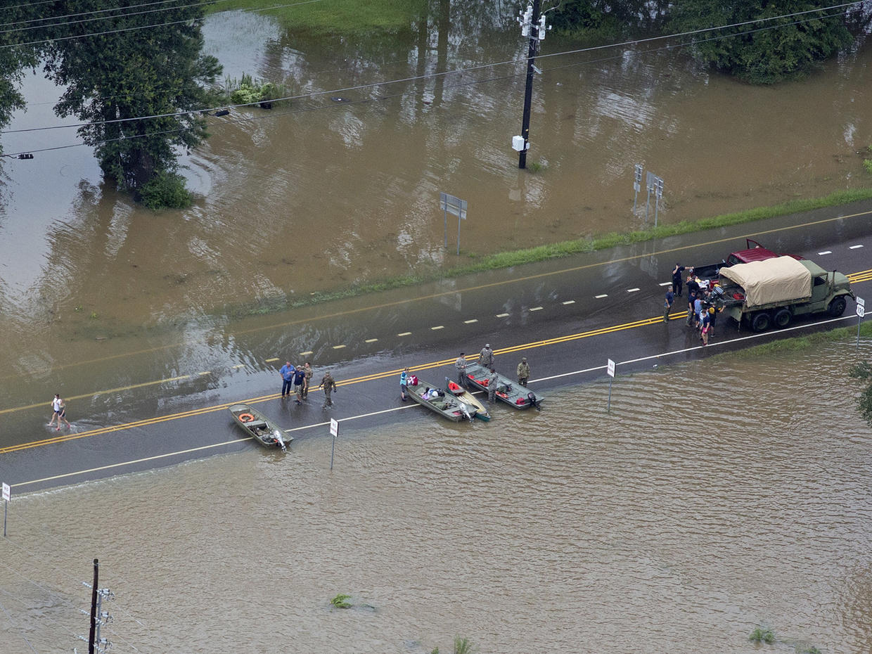 Deadly flooding in Louisiana CBS News