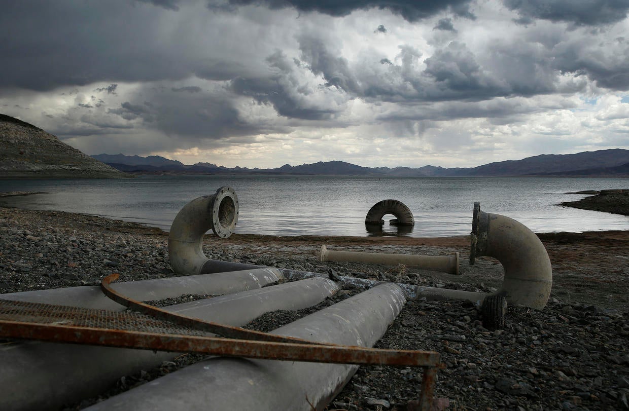 "The shrinking lake" Lake Mead at historic lows CBS News