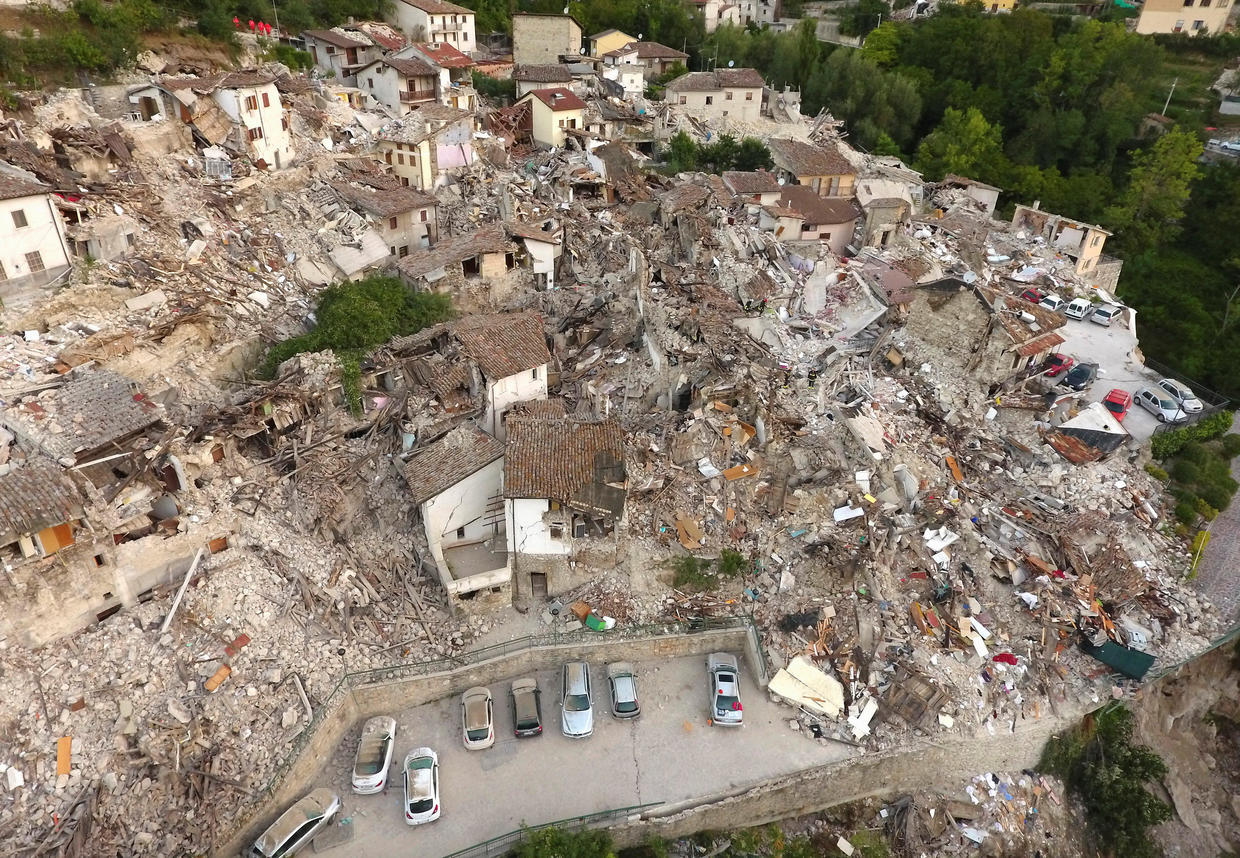 Powerful earthquake strikes central Italy killing dozens CBS News