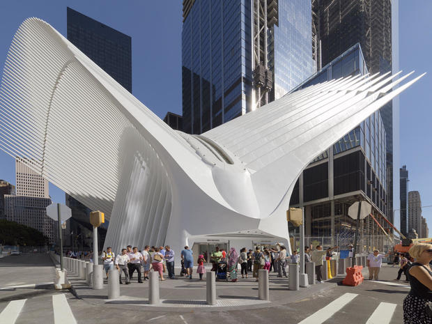 Oculus The New World Trade Center Transportation Hub Cbs News 6666