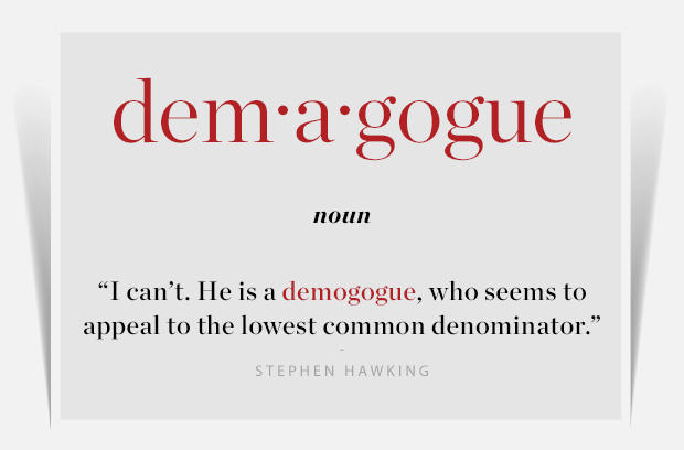 Demagoguery definition webster