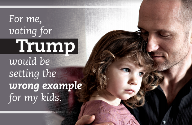Hillary Clinton mailer appealing to fathers