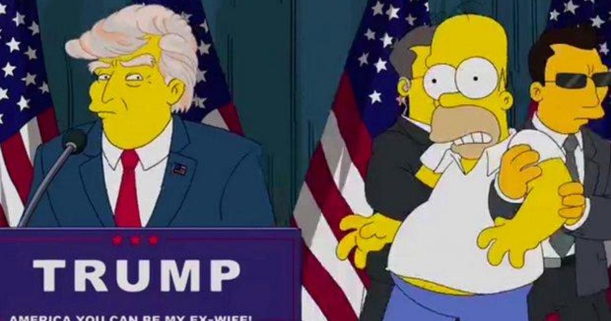 This Episode Of The Simpsons Predicted A President Trump Cbs News
