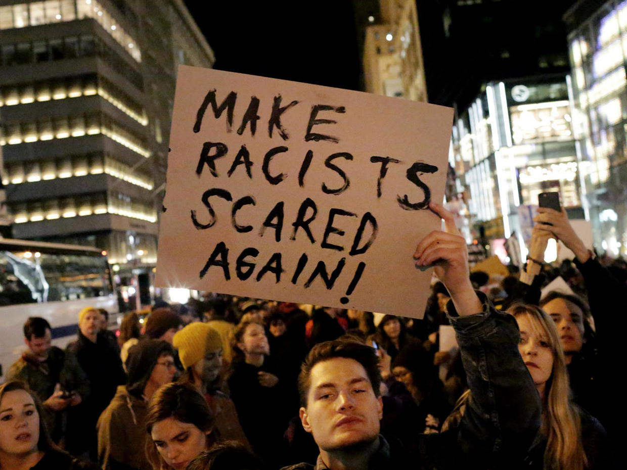 New York City - Donald Trump victory protests - Pictures - CBS News