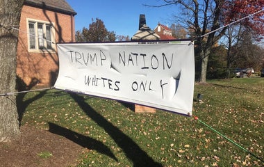 Rise in hate crimes following Trump's election win