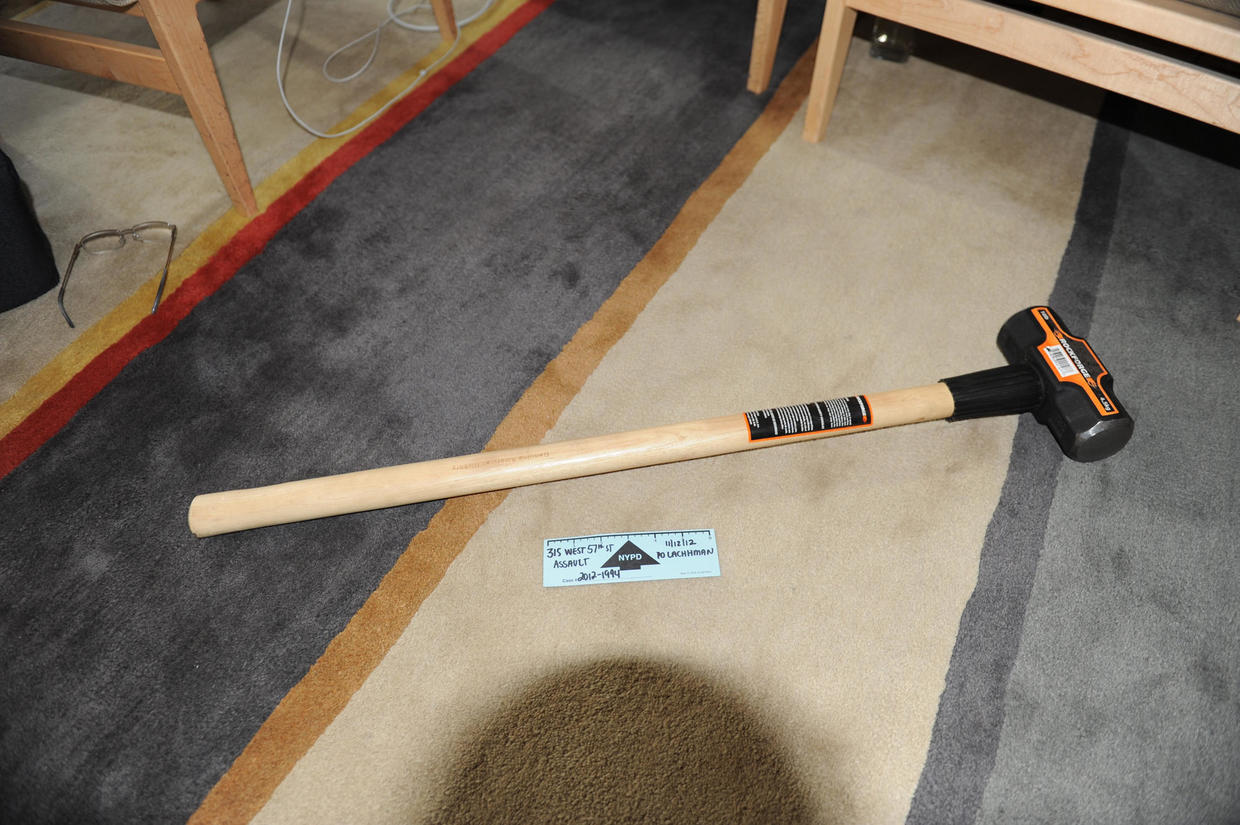 Inside the crime scene Crime scene photos NYC sledgehammer attack