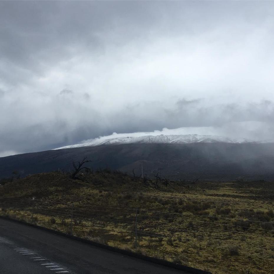 Hawaii's snowcovered volcanoes Stunning snowblanketed Hawaii