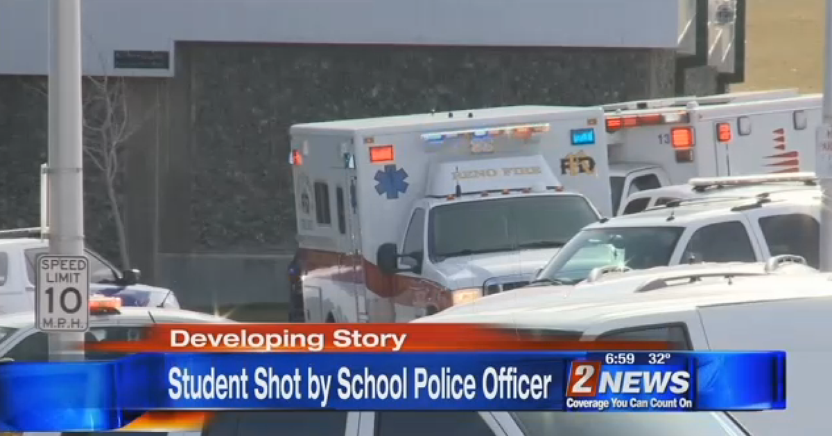 Reno school shooting Campus officer shoots knifewielding teen CBS News