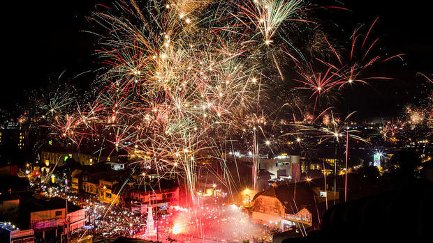 Indonesians Celebrate The New Year 