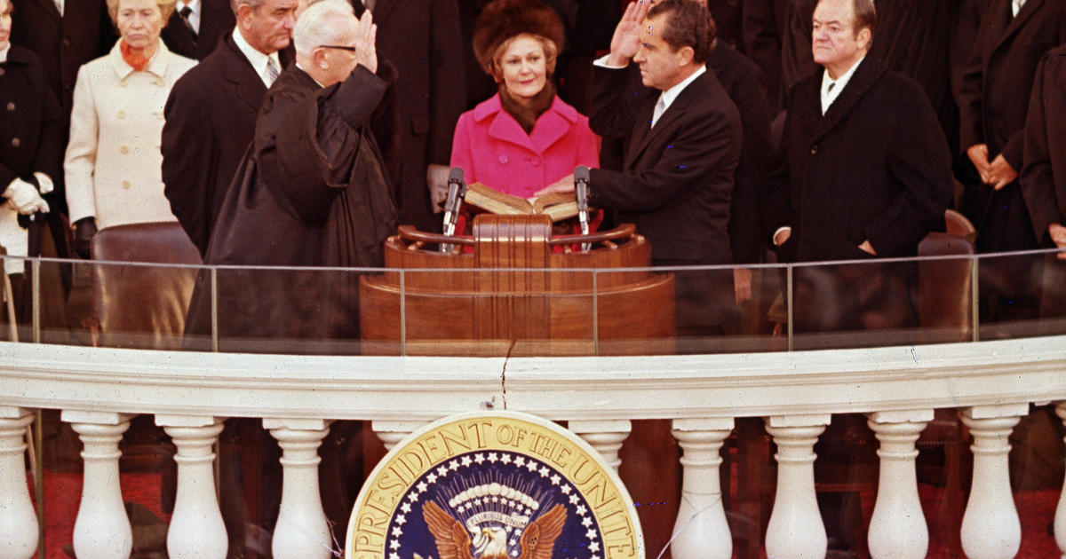 Richard Nixon Inaugural Address Jan 20 1969 Cbs News 