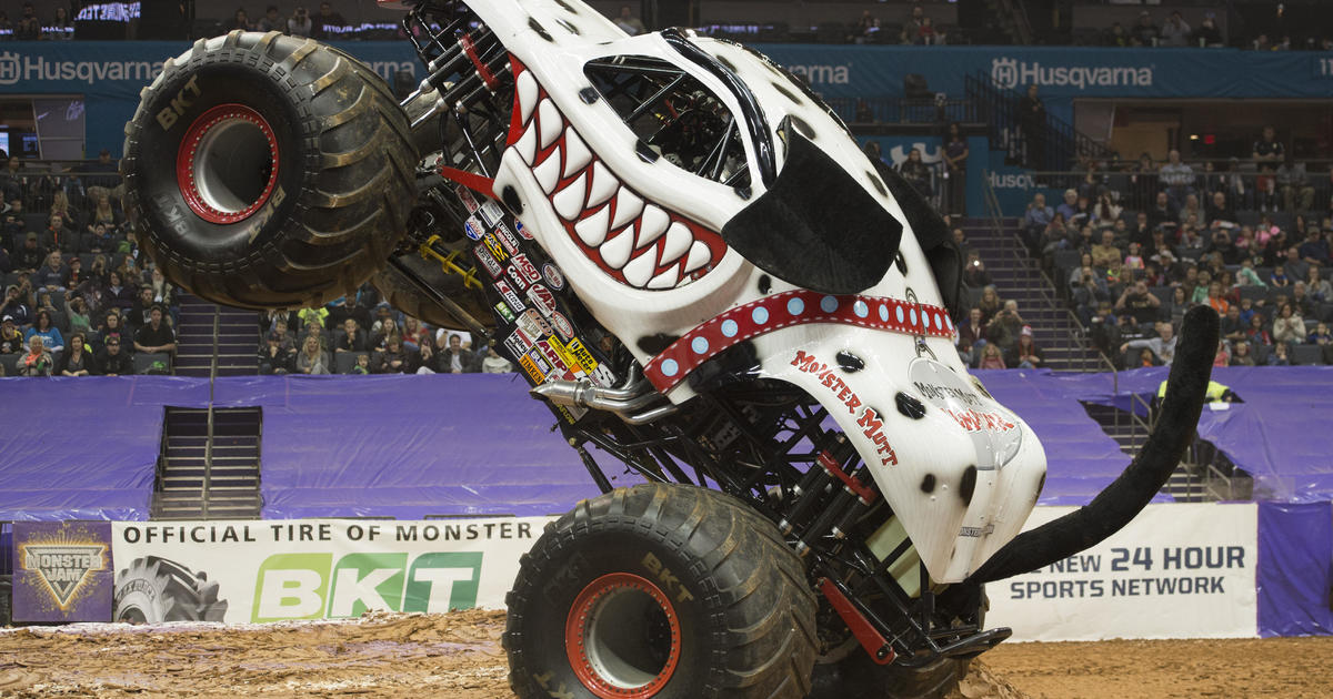 grave digger celebrates  inside monster truck rallies  cbs