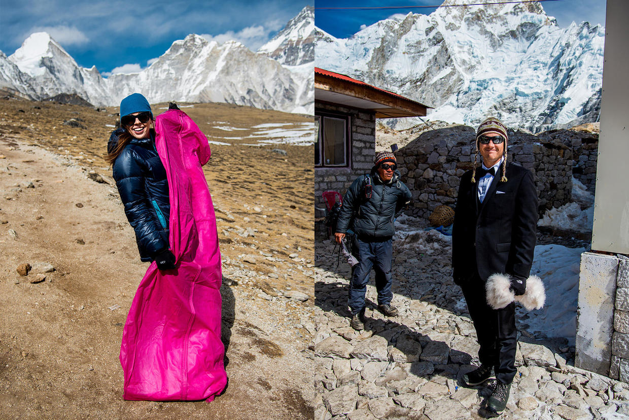 Into The Himalayas Daring Couple Gets Married On Mount Everest 