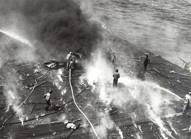 yorktown - 1942  the battle of midway - pictures