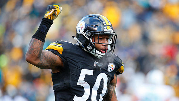 Ryan Shazier - Wild Card Round - Miami Dolphins v Pittsburgh Steelers 