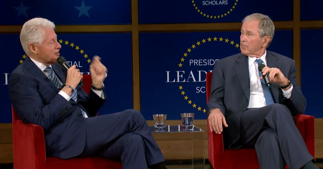 George W. Bush: Bill Clinton is a 