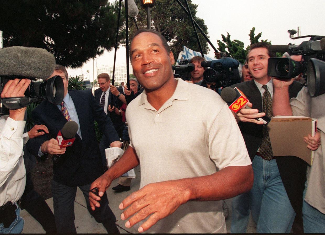 With lawyers O.J. Simpson then and now Pictures CBS News