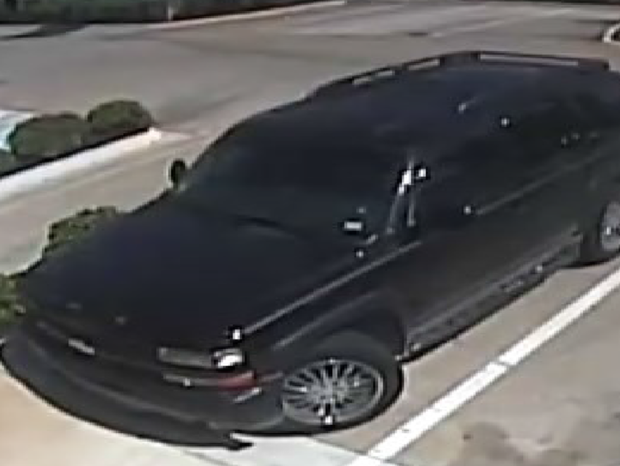 bank robbery suspect's vehicle 