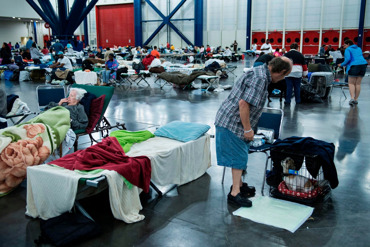 Inside Houston's emergency shelters CBS News
